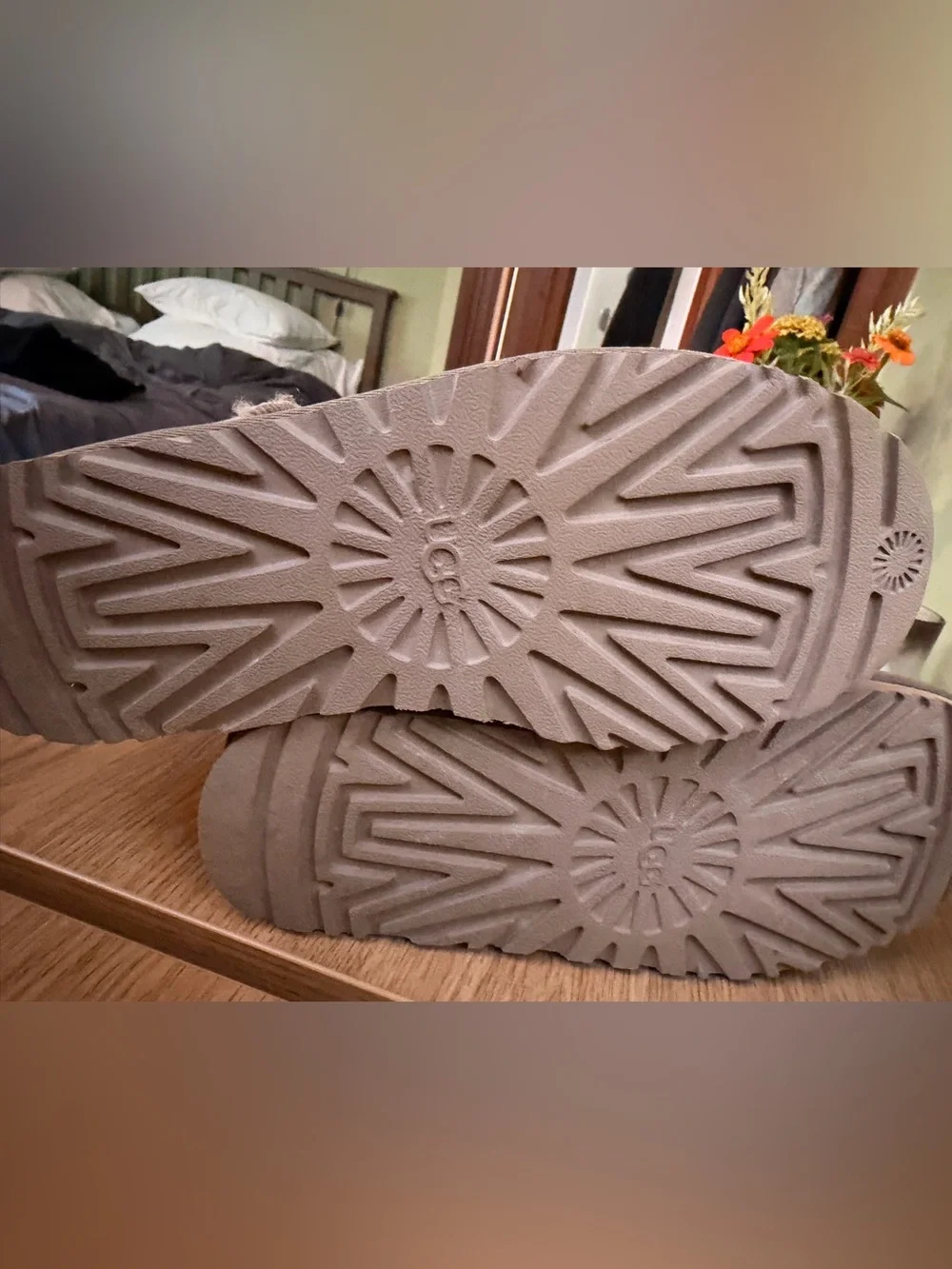 UGG Tall Suede Boots in Taupe Gray